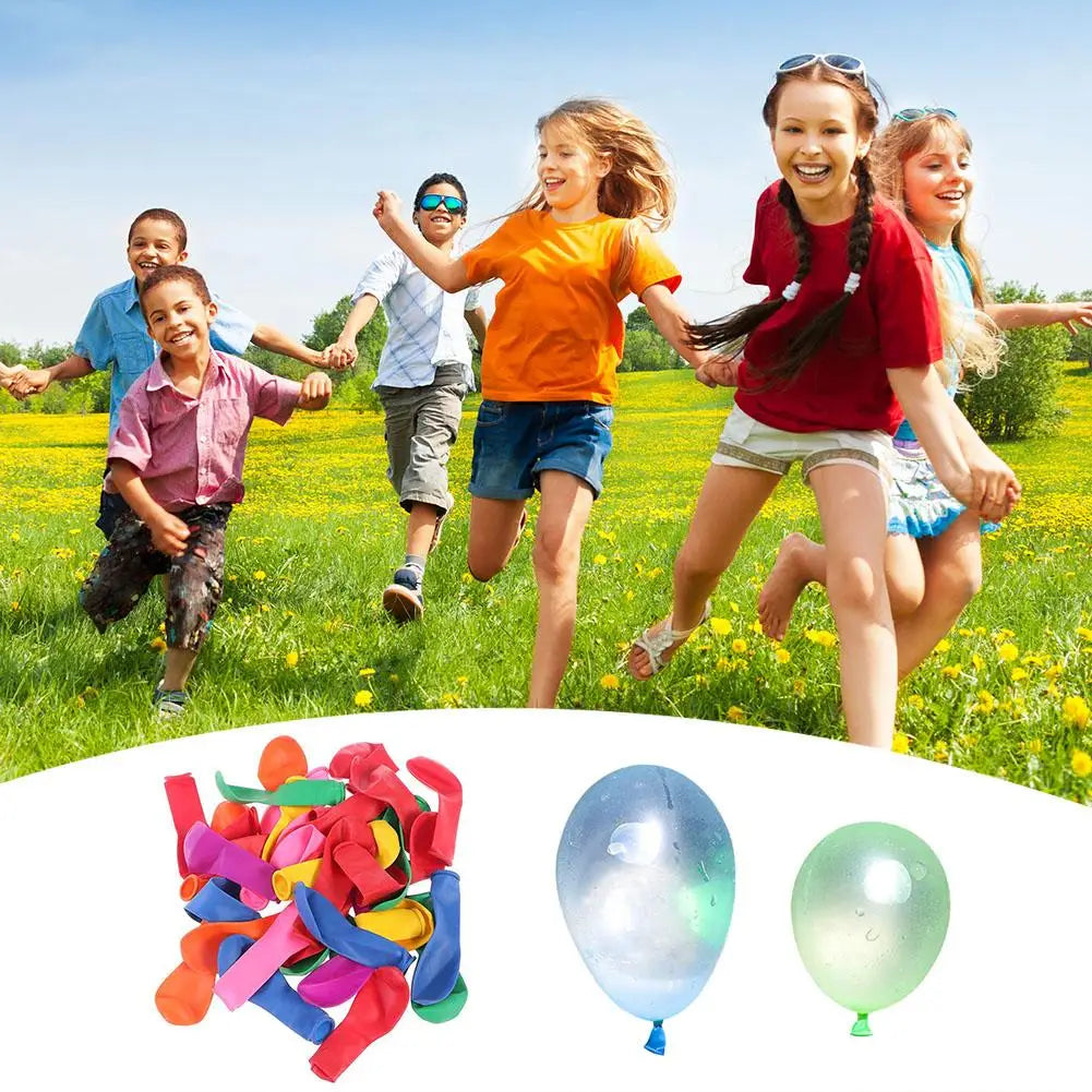 111pcs Multicolor Latex Filling Water Balloons
