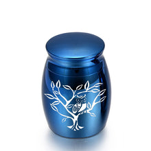 Owl Pattern Keepsake Cremation Urn