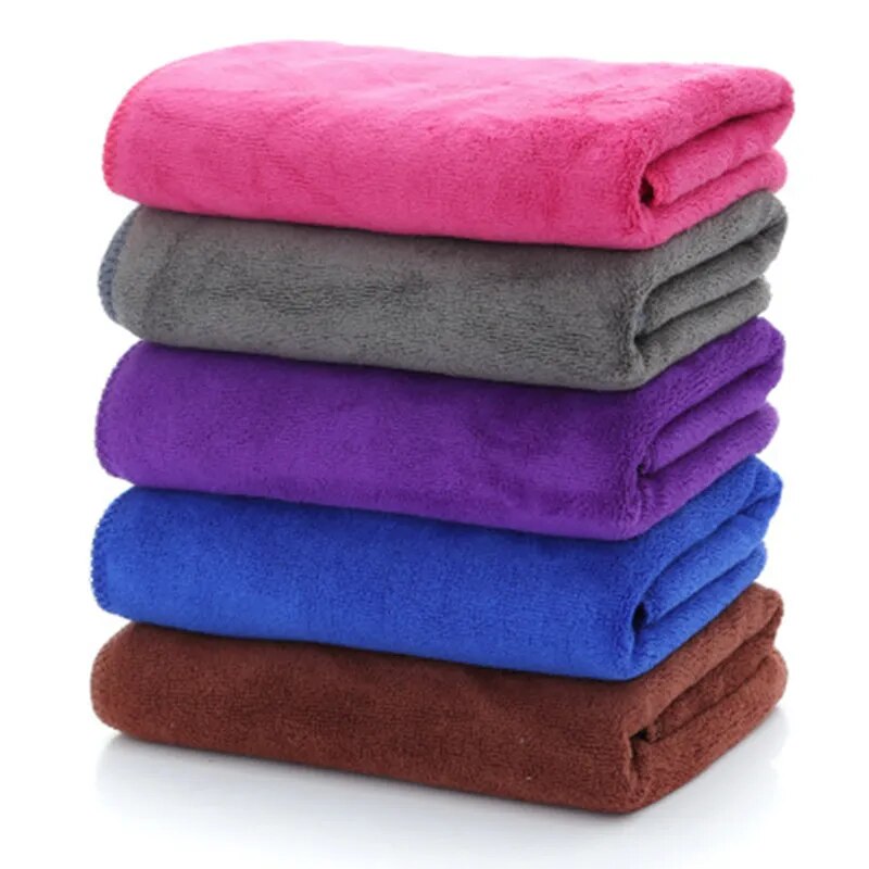 Quick-Dry Large Thick Microfiber Absorbent Soft Steaming Towel