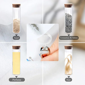 Vnox Hollow Pill Cross Engraved Cremation Urn Necklace