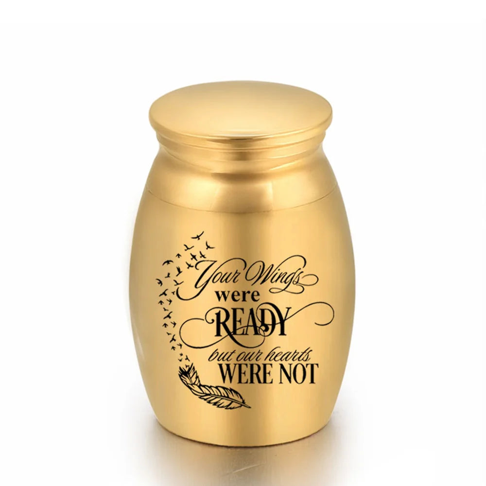 Angel Wings Printed Urn