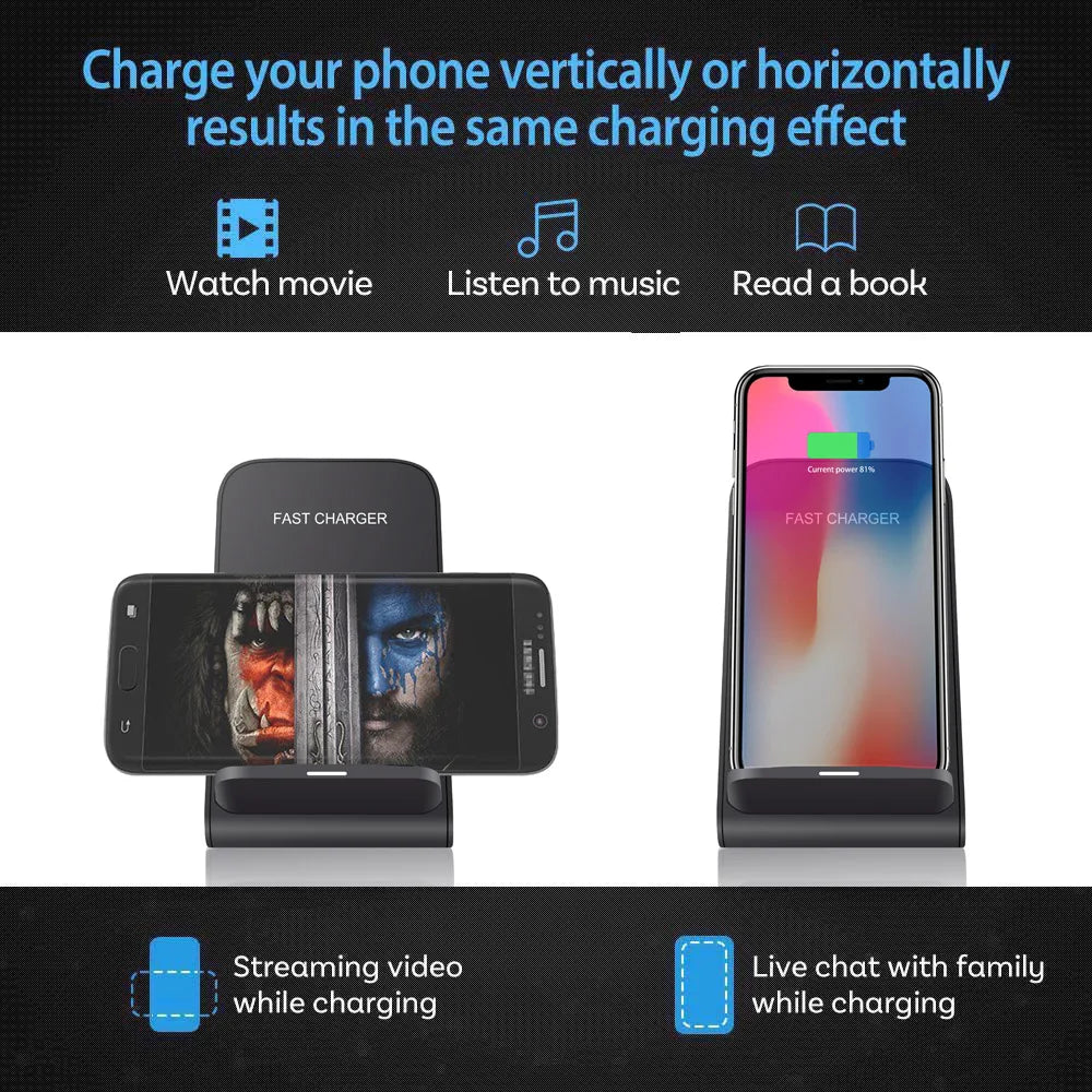 30W Wireless Charger Stand Dock Station