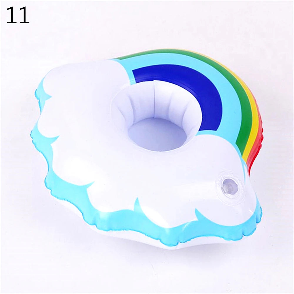 Inflatable Cup Pad Drink Holder Pool Float