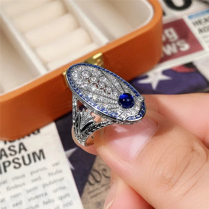 Huitan Western Style Aesthetic Ring