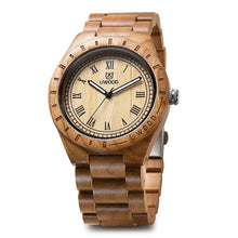 Quartz UWOOD Wooden Colorful Wristwatch