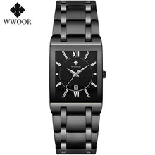 Square Face Roman Numeral Dial Ladies Watch