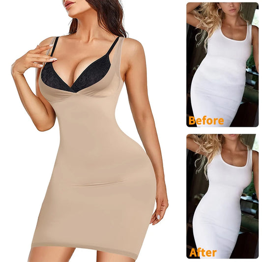 Slim Butt Lifter Waist Trainer Under Dress Body Shaper