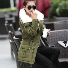 Thick Hooded Long Slim Fit Padded Coat