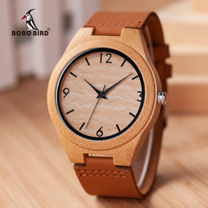 BOBOBIRD Bamboo Wood Watch