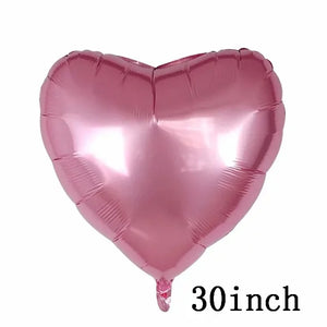 Love Heart Bear Foil Balloons
