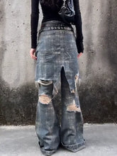 Boutique Fashion High Waist Retro Washed Loose Slimming Jeans