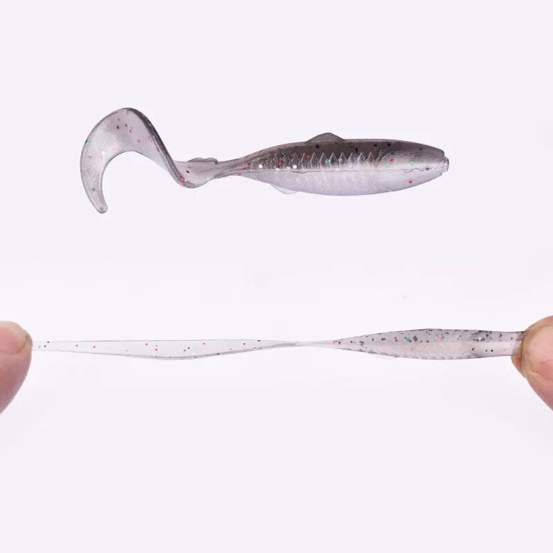 20pcs Curved Tail Artificial Jigs