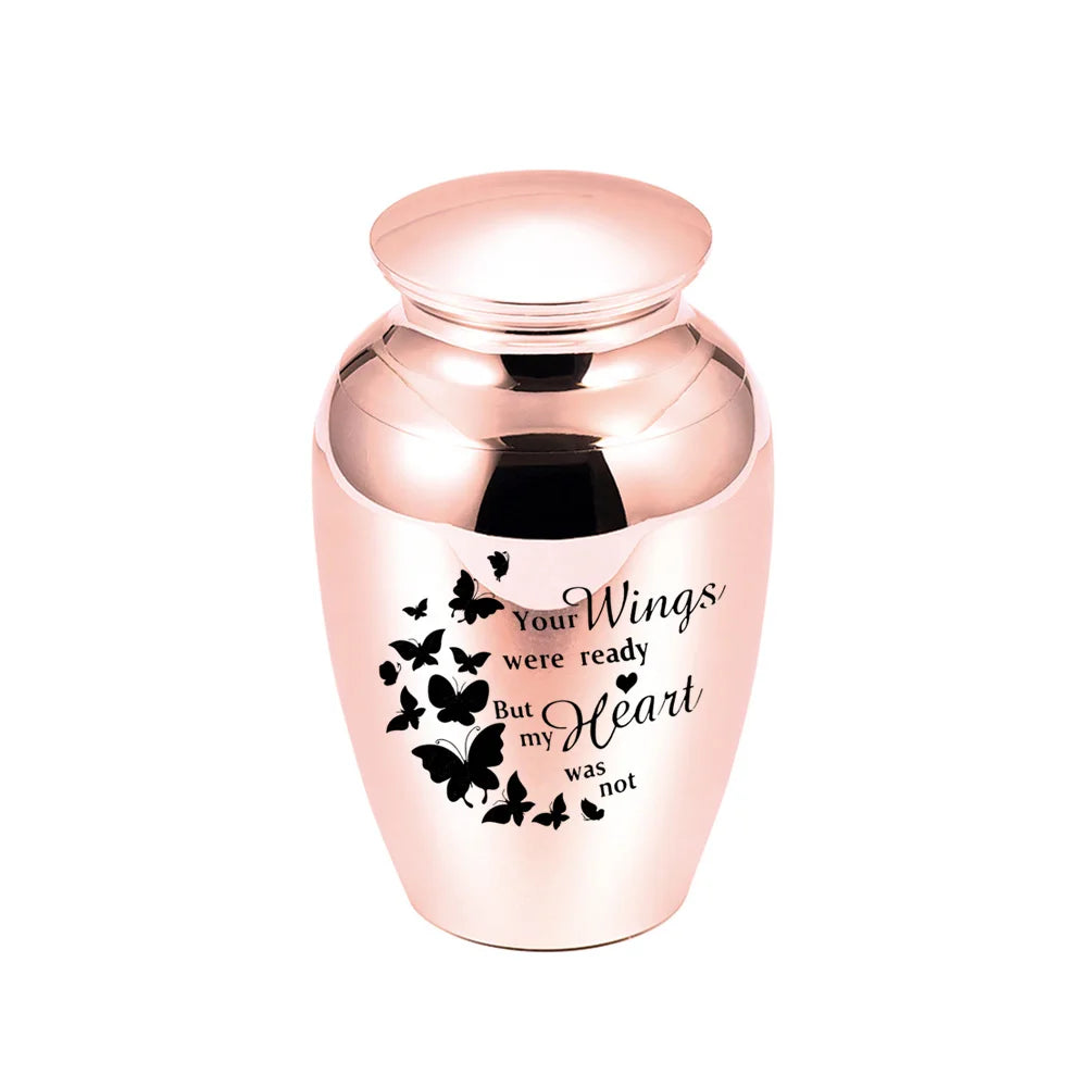 Angel Wings Printed Urn