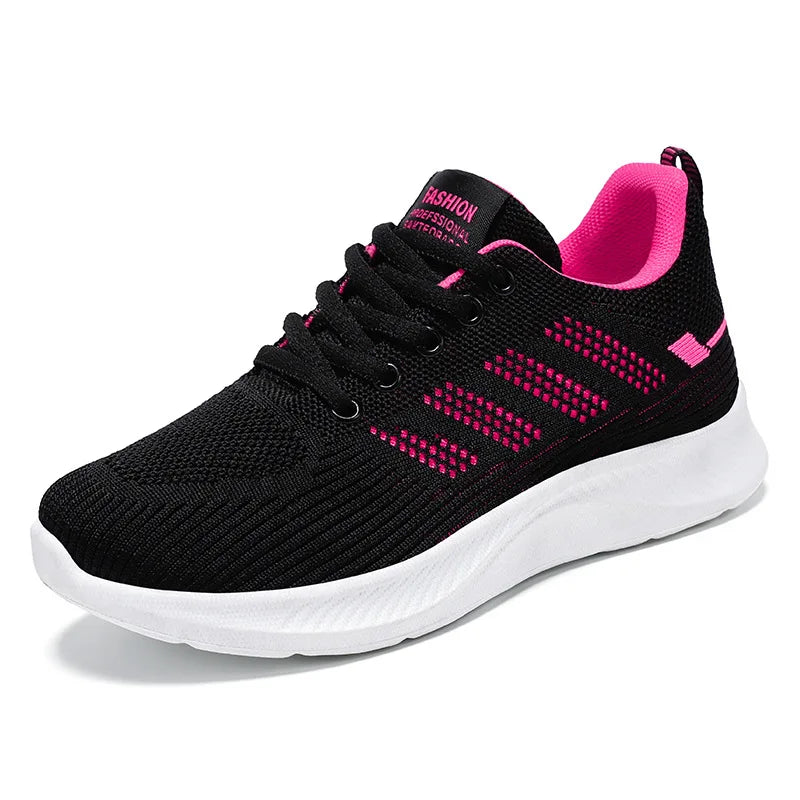 Fashion Fly Knit Comfort Breathable Walking Shoes