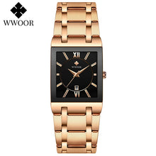 Square Face Roman Numeral Dial Ladies Watch