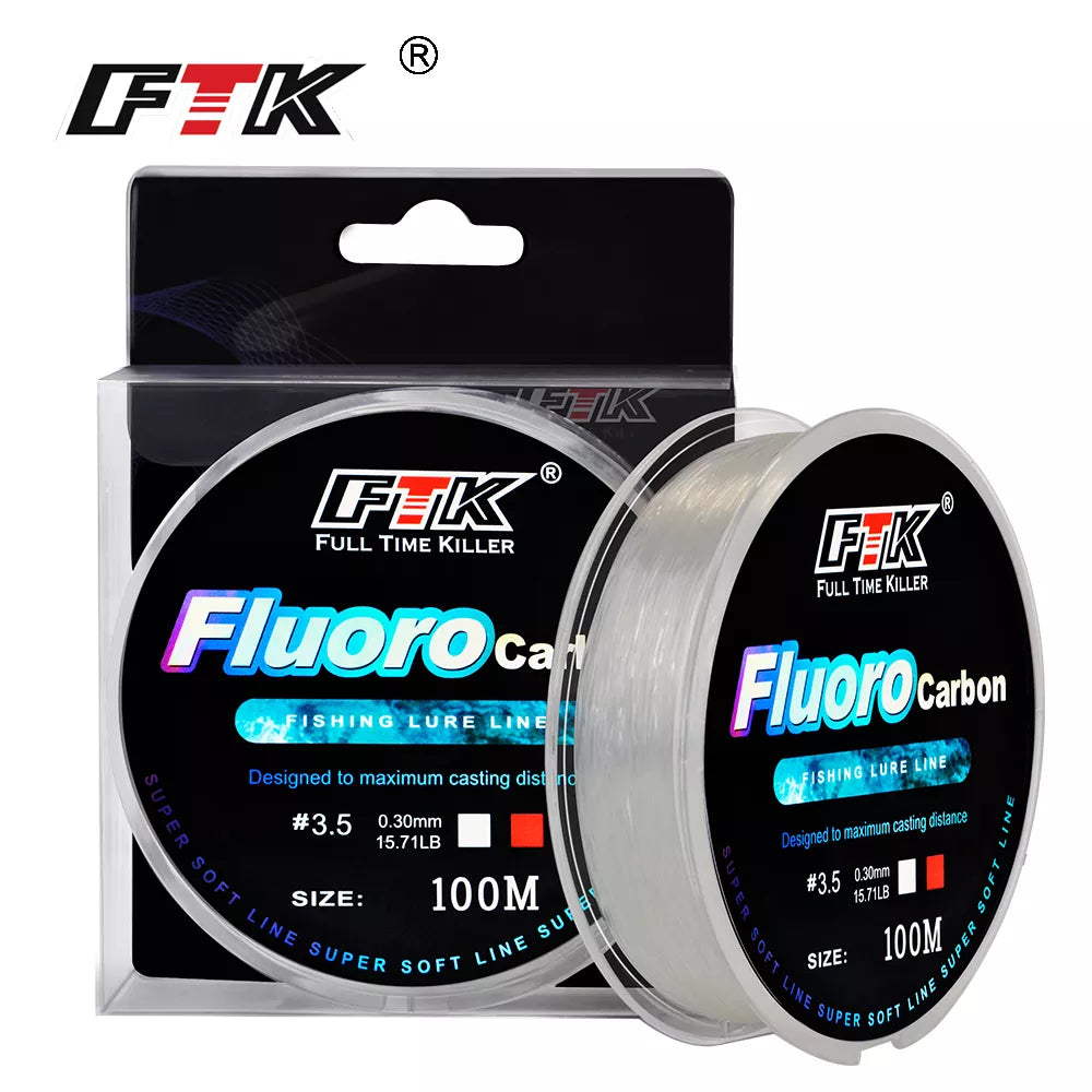 100m Fluorocarbon Carbon Fiber Leader Line