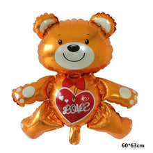 Love Heart Bear Foil Balloons