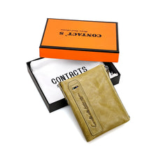 Genuine Crazy Horse Cowhide Leather Wallet