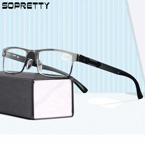 Titanium Alloy 12 Layer Coated Folding Reading Glasses