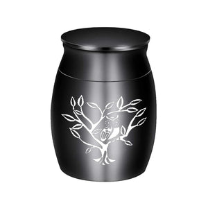 Owl Pattern Keepsake Cremation Urn