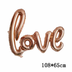 Love Heart Bear Foil Balloons
