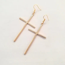 Big Cross Long Earrings for Women