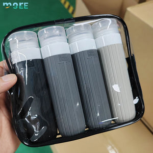 SeeMore Silicone Leakproof Portable Container Travel Toiletry Kit