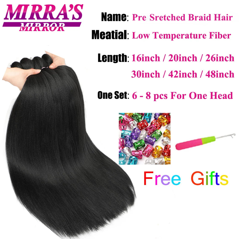 Mirra's Mirror Long Pre Stretched Jumbo Braids