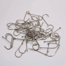 50pcs Barbed High Carbon Steel Fishing Hooks