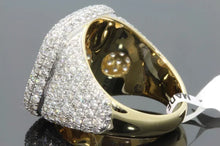 Micro Pave Round Shape Cool Street 925 Sterling Silver Ring