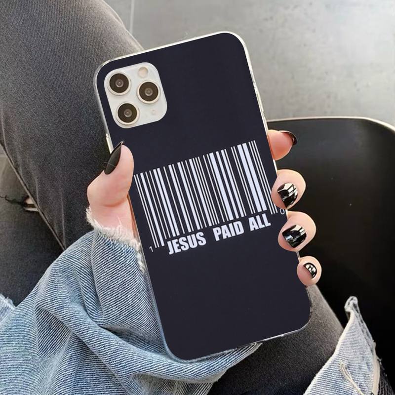 Jesus Print Cover for iPhone
