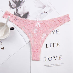 Cotton Sheer Low Rise Thongs