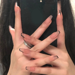 24pcs Mid Length Removable Wear Full Cover Nails