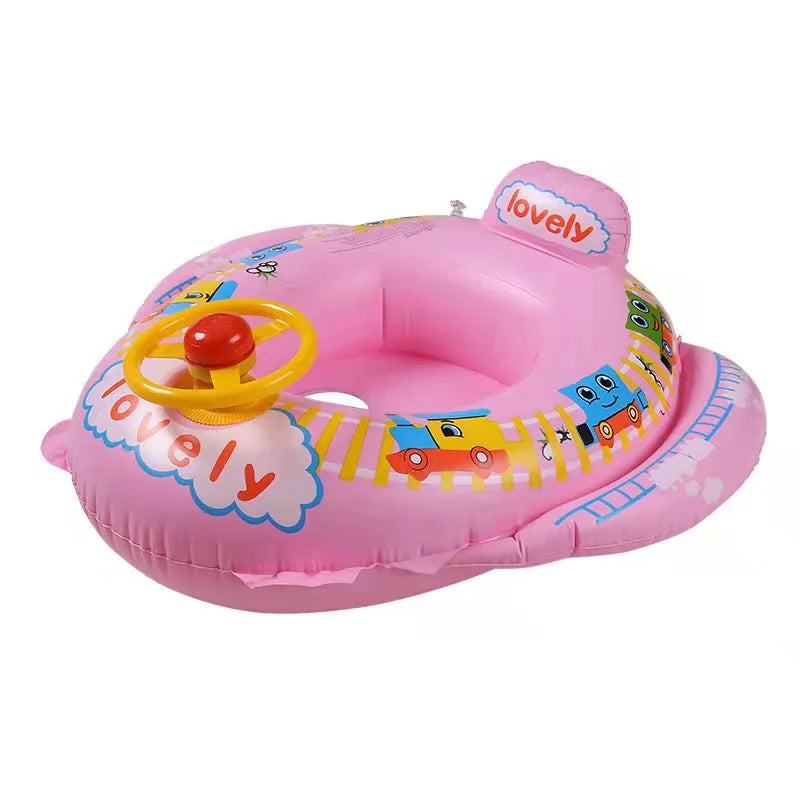 Inflatable Flamingo Kids Swimming Ring