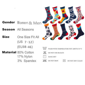 Combed Cotton Colorful Creative Socks