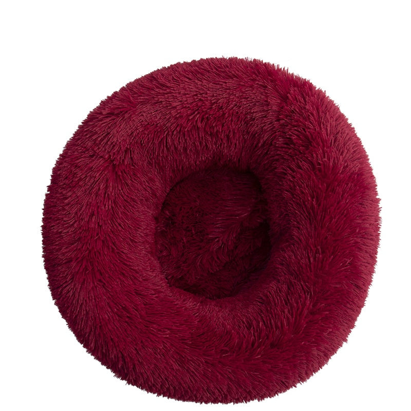 Comfortable Donut Shape Ultra Soft Washable Cushioned Bed