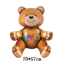 Love Heart Bear Foil Balloons