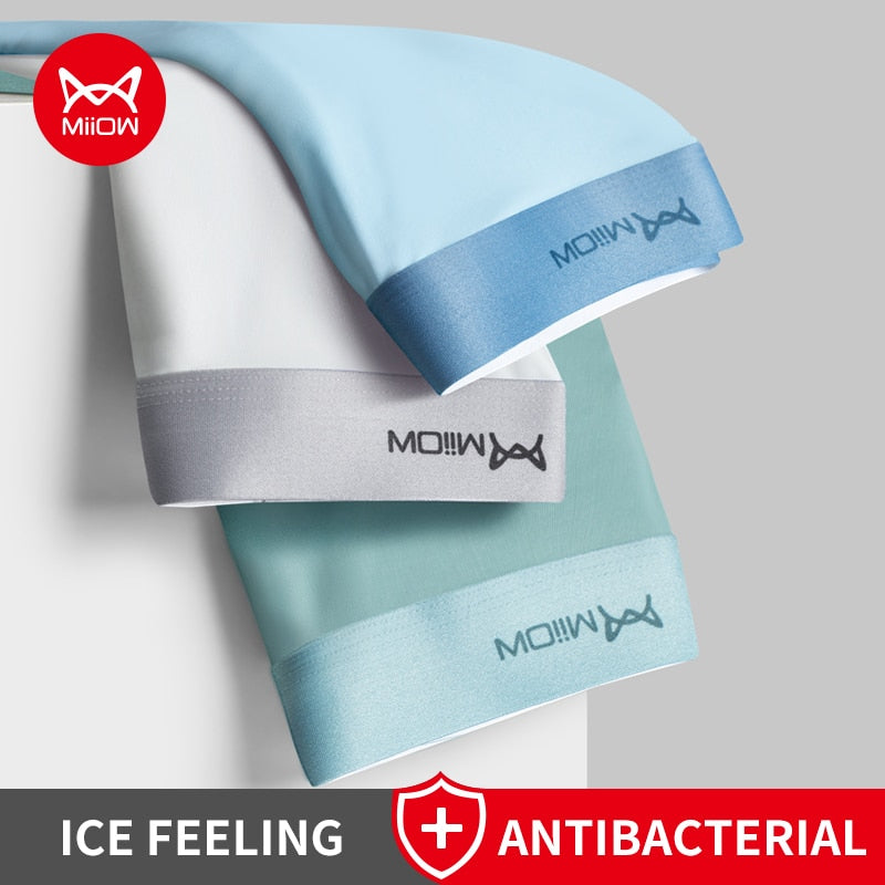 Antibacterial 3Pcs Soft Boxers