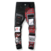Ripped Embroidered Skinny Jeans No Stretch