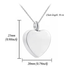 Pet Keepsake Urn Cremation Necklace
