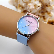 Gradient Color Quartz Wristwatch