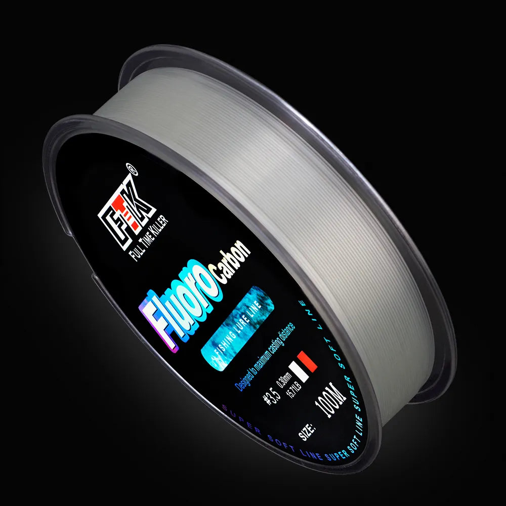 100m Fluorocarbon Carbon Fiber Leader Line