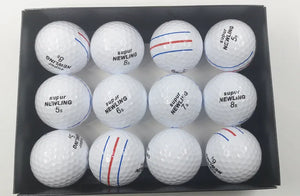 12 Pcs 3 Color Super Long Distance Golf Ball Set