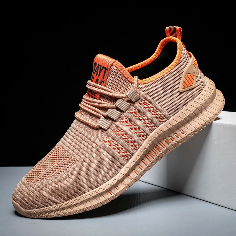 Lightweight Casual Breathable Lace Up Tennis Shoes