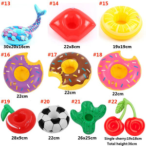 Inflatable Cup Pad Drink Holder Pool Float
