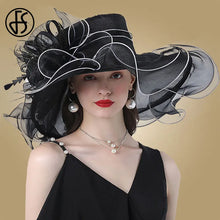 Kentucky Derby Ladies Tea Party Wide Brim Hat
