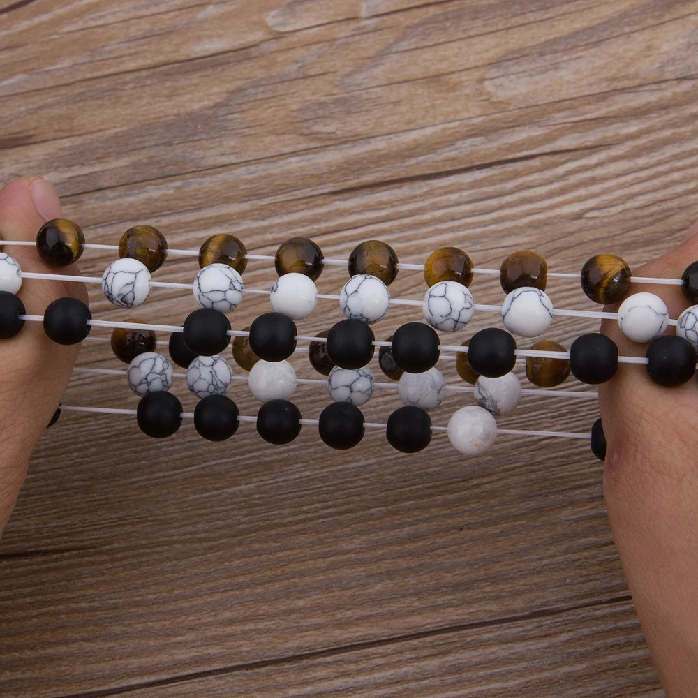 Multi-color Combination Beaded Bracelets