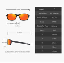 Square Frame Polarized Sunglasses