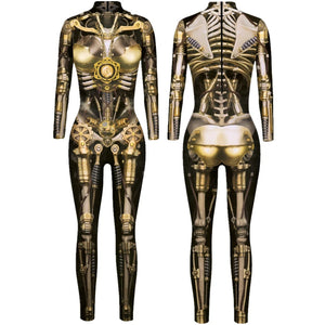 Robot Jumpsuit Catsuit Costumes