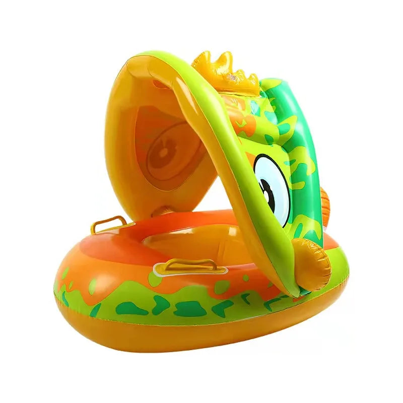 Inflatable Flamingo Kids Swimming Ring